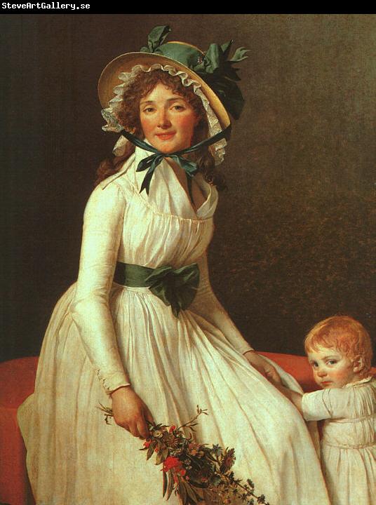 Jacques-Louis David Portrait of Madame Seriziat